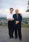 С моим учителем Ширвани Чалаевым (2001)